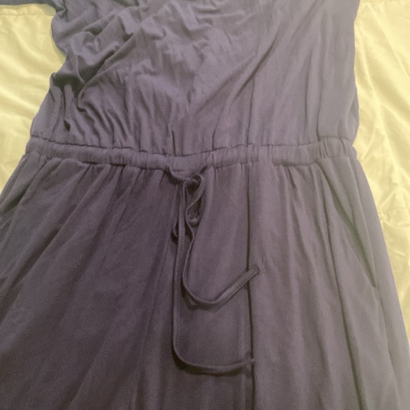 Blue relaxed fit jumpsuit - Picture 4 of 6